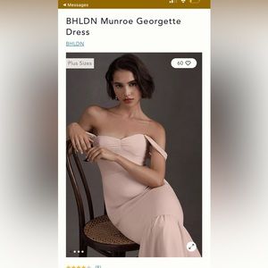 BHLDN Munroe Georgette Dress